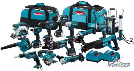 Makita - LXT1500 LXT Lithium-Ion 15-Piece Combo Kit - 18 V