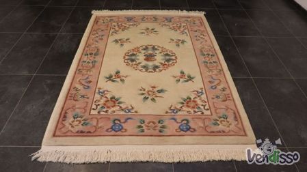 Tapete Aubusson Francês/Oriental genuíno 1,83m X 1,22m
