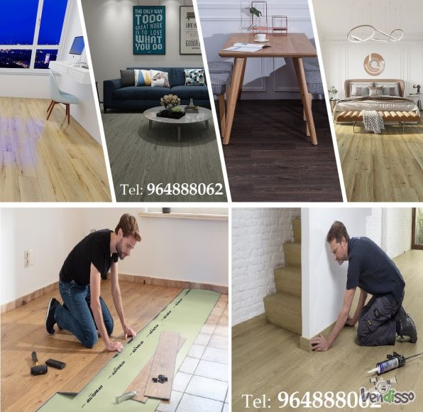 Montagem e instalação de pavimentos flutuantes 964888062