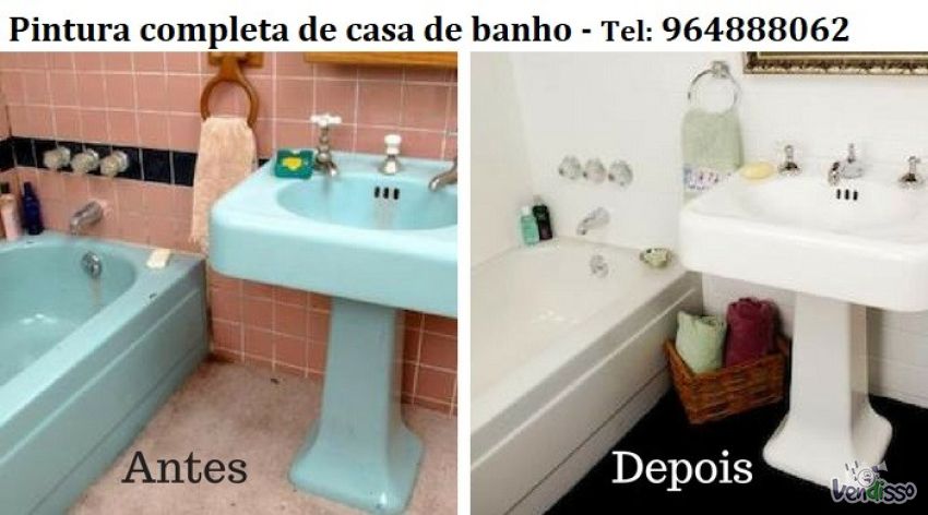 Pintura Casa de banho - Antes e Depois 964888