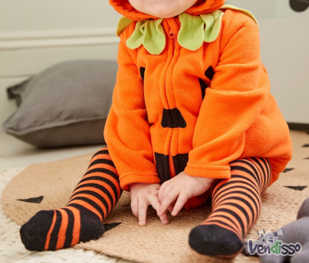 Fato de Abóbora para Carnaval / Halloween para Bebé / Criança - 24/36 Meses