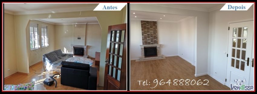 1. Renovação de Apartamentos, Restauro de Apartamento, Reabilitação de apartamentos, Remodelação de Apartamentos, Remodelação Casa de banho, Remodelaçã de Cozinha, Pintura Apartamentos, Reparação telhado, 964 0