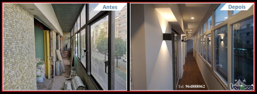 1. Renovação de Apartamentos, Restauro de Apartamento, Reabilitação de apartamentos, Remodelação de Apartamentos, Remodelação Casa de banho, Remodelaçã de Cozinha, Pintura Apartamentos, Reparação telhado, 964 5