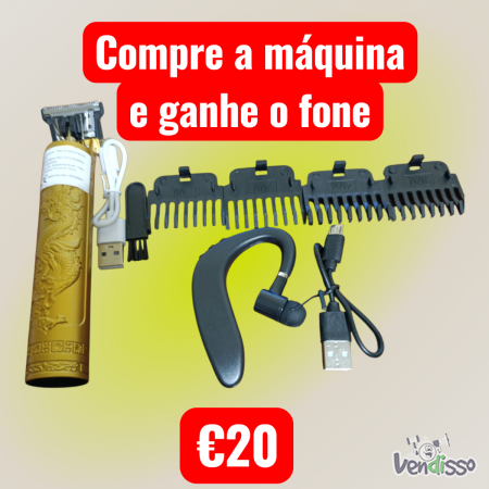 Máquina de cabelo e barba 
