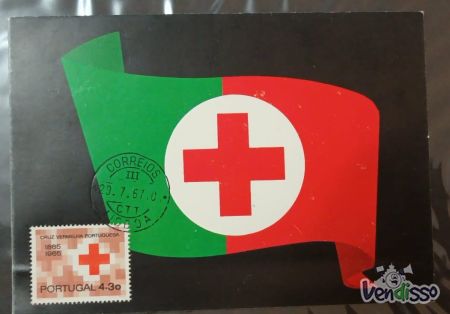 Máximo Postal Cruz Vermelha Portuguesa 1865-1965