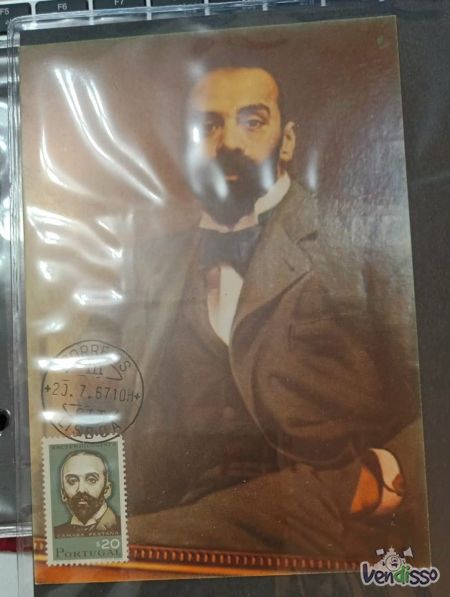 Postal Maximo 1966 Cientistas portugueses