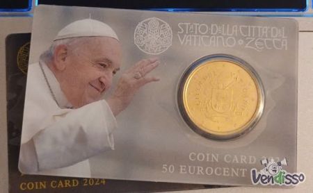 Vaticano 2024 Coincard N°15 50 Eurocents