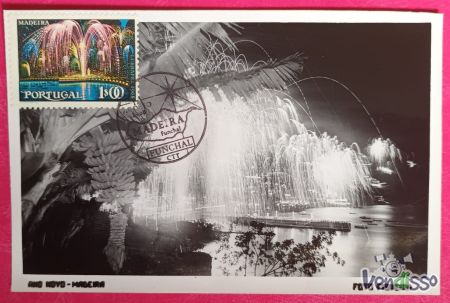 Postal LUBRAPEX 68 Madeira Funchal Fogos