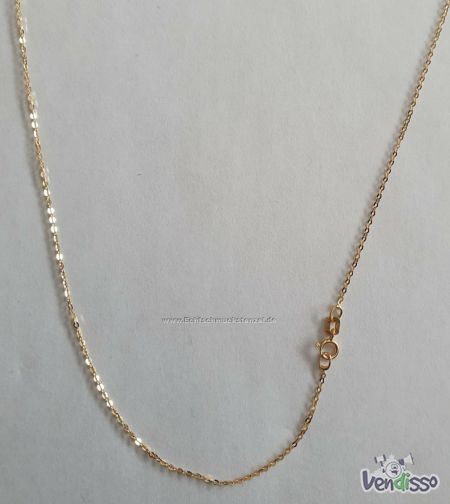 Corrente em ouro 585, corrente âncora de 50 cm, 14 quilates
